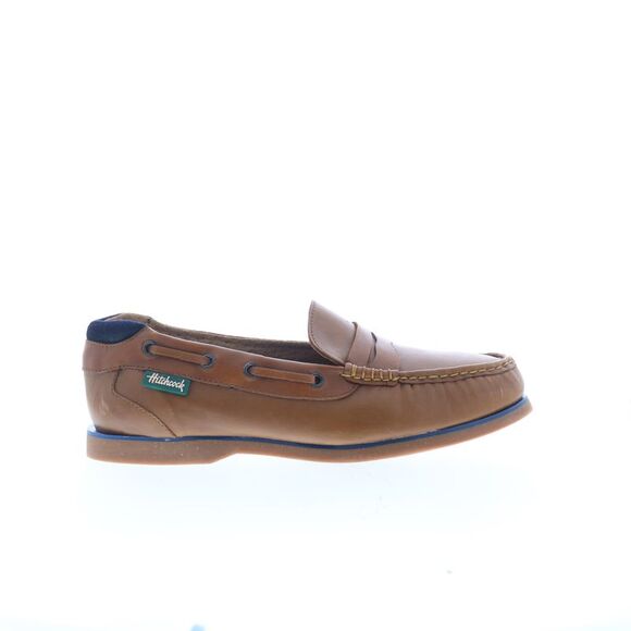 Hitchcock Mens Boat Sole Loafer Brown Shoes (NWT)